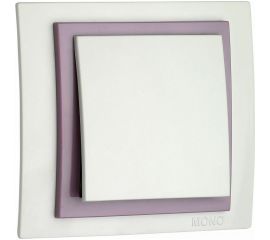 Декоративная вставка Mono Electric одинарная светло-сиреневая LARISSA 103-001000-150 