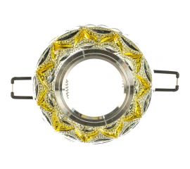 Светильник Fametto DLS-L149 GU5.3 GLASSY LIGHT GOLD, декоративный, встраиваемый, серия Luciole UL-00003903 