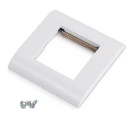 Лицевая панель Cabeus 80x80мм для модулей 45x45 (Mosaic) FF-80x80 