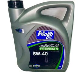 Моторное масло NORD OIL Premium N 5W-40, SN/CF, 5л NRL067 