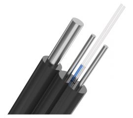 Внешний оптический кабель Netlink NL-OK-FTTH-2A-M2 (2 волокна с проволокой) УТ000002943 