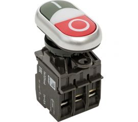 Кнопка EKF LA32HND красно-зеленая "Пуск-Стоп" с подсветкой 24В DC NO+NC PROxima la32hnd-24 