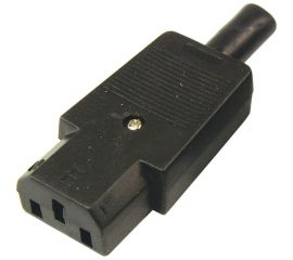 Сетевое кабельное гнездо REXANT 3 pin 10А 25 шт 11-0004 