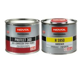 Эпоксидный грунт Novol PROTECT 360 антикор. банка 0.4л с отвердителем 0.4л серый X6121466 
