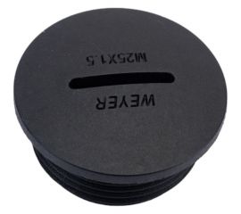 Заглушка отверстия DPK-M25B Weyer заглушка под плоскую отвертку, нар. M25x1.5 WE6800400 