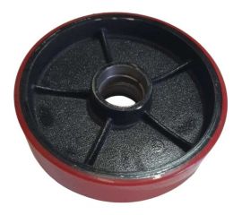 Колесо для гидравлической тележки 200 мм, без подшипника WILMART Ф200 (PVC) 