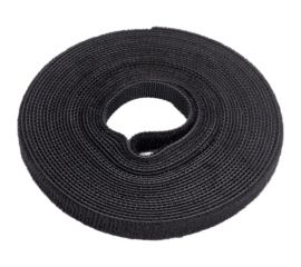 Лента (липучка) в рулоне Cabeus ширина 9 мм, длина 5 м, черная ROL-5x9-BK 