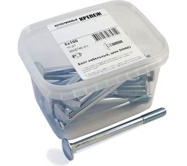 Мебельный болт Качественный КРЕПЕЖ DIN 603 8x100 15 шт 0500745 КЧ 