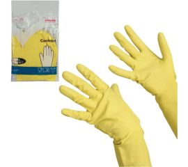 Хозяйственные перчатки VILEDA размер L, желтые, 101018 602149 