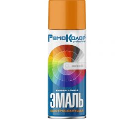 Универсальная акриловая эмаль РемоКолор (оранжевая; 520 мл) 69-9-108 