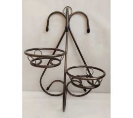 Двойная профильная подставка для цветов ООО Ярмарка-Тверь Лебедь ХТ8048 