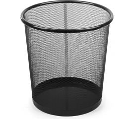 Металлическая корзина для бумаг Calligrata сетка черная 15 литров 3142037 