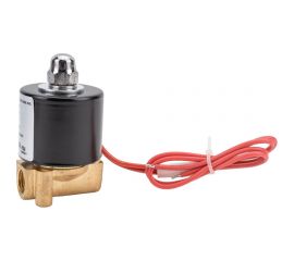 Электромагнитный клапан DN.ru VS2W-100E-NC Ду8 Ру7 латунь резьба 1/4 НЗ EPDM 220B D130-01246 