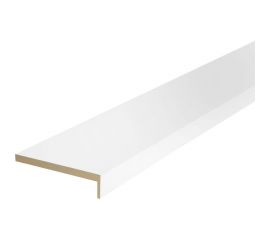 Наличник ООО ВДК ПВХ белоснежная шагрень, 5.5х70 мм, телескопический Ж42 