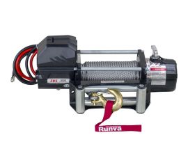 Автомобильная электрическая лебёдка RUNVA 12V Magnum 9000 lbs 4200 кг стальной трос EWG9000U 