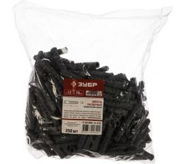 Дюбель распорный ""ЕЖИК"" полипропиленовый 250 шт. (12х70 мм; ТФ0) ЗУБР 4-301060-12-070 