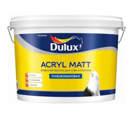 Краска DULUX ACRYL MATT (латексная; для внутренних работ; база BW; 2,25 л) 5228356 