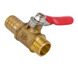 Краник латунный елочка 12 мм - резьба наружная 1/4" Pegas pneumatic 4416 