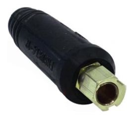 Вилка для сварочного кабеля (2 шт; Dx25) Elitech 0606.014700 