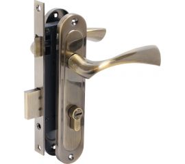 Врезной замок БУЛАТ ЗВ4-1.70.03.01 НОМОС (бронза; 5 перфоключей; с ручками) 13974 