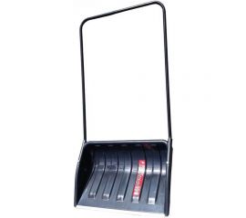 Пластмассовый скрепер ООО ПК Тандем-АГРО с алюминиевой планкой и металлической ручкой, черный, 700x465x1400 мм 4670016434784 