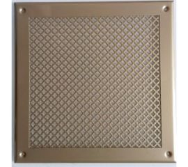 Вентиляционная решетка металлическая на саморезах 250x250 мм ООО Вентмаркет VRC00252S 