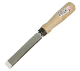 Плоская стамеска Арефино Инструмент холодная штамповка, с деревянной ручкой, 25 мм С105 