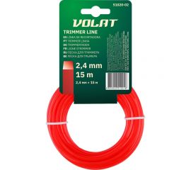 Леска 2.4 мм, 15 м, квадратное сечение ВОЛАТ 51020-02 