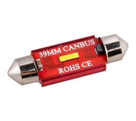 Автолампа SKYWAY диод, T11 (C5W), 12-24 В, 1 SMD диод, 1-конт., 39 мм S08202070 