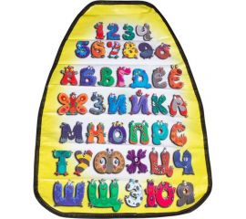 Защитная накидка на спинку переднего сидения DolleX 61х46 см, алфавит и цифры NSR-203 