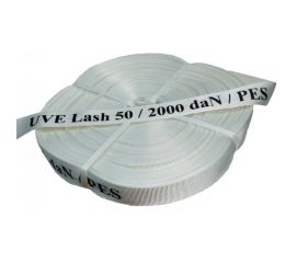 Крепежная лента UVE PES полиэстер, 50 мм, 2000 daN, ролик, 100 м lash-502000 