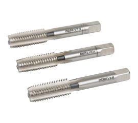Комплект ручных метчиков DeBever M3х0.5, HSS, DIN 352, ISO2/6H, 3 шт. DB-30030 