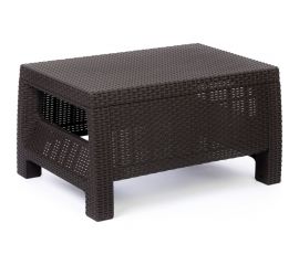 Садовый стол WORKY ротанг, 76.5x57x42 см, мокко ARD257735 