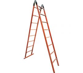 Стеклопластиковая, трансформируемая в стремянку лестница Диэлектрик ЛСПТД-3,0 Д413733 