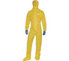 Защитный одноразовый комбинезон с капюшоном Delta Plus DT300 р. L DT300TM 