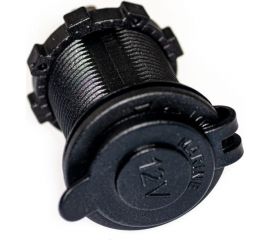 Разъем прикуривателя в авто Pro Legend врезной, 12-24 В, LED, зеленая подсветка PL9377 