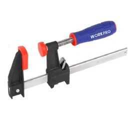 Быстрорегулируемая F-образная струбцина WORKPRO 600 мм WP232033 
