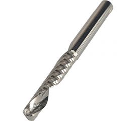 Фреза спиральная однозаходная верхний рез для ЧПУ (4x22x45 мм; S=4 мм; Z1) Greencut GX4089 