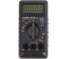 Цифровой мультиметр TopAuto звуковая прозвонка цепи, компактный в блистере DT182 