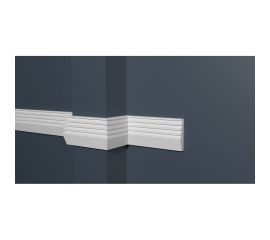 Стеновой молдинг Decor-Dizayn ударопрочный влагостойкий под покраску 45Х15Х2000 мм DD619 