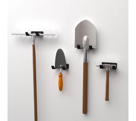 Настенный держатель-органайзер для хранения садового инвентаря EMBODIMENT черный EMB-GT-W-B 