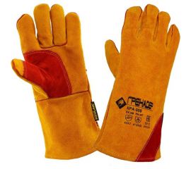 Спилковые краги ГРЕНАДЕР желтые, размер 11 кра00811 