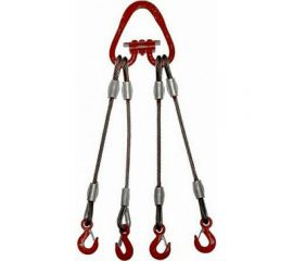 Канатный четырехветвевой стальной строп ООО КанТраст 4СК 3,2/2000 (опрессовка) 4SKO322000 