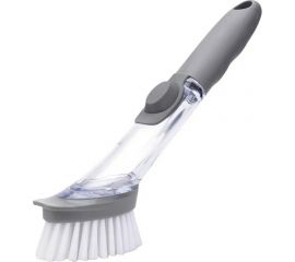 Щетка для посуды Рыжий кот с отделением для моющего средства и дозатором KB-06 104463 