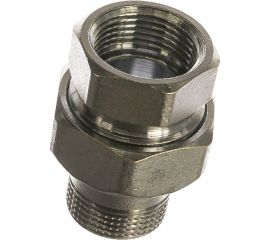 Сгон Giacomini прямой, НВ, 3/4"", 3/4"", латунь, хромированный R18X004 