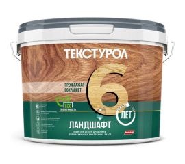 Деревозащитное средство ТЕКСТУРОЛ Ландшафт серый, 9 л Лк-00011992 