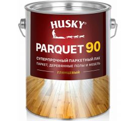 Суперпрочный паркетный лак HUSKY глянцевый, 2.7 л 30151 