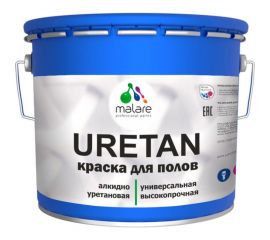 Краска MALARE URETAN для пола, полуматовая, темно-серая, 12 кг 2015222564061 