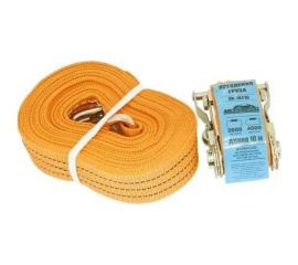 Стяжка для груза с храповиком АВТОСТОП 4000/2000 кг, 10 м, 50 мм AB-78210 