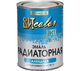 Эмаль для радиаторов Царицынские краски ВИТ color алкидная, белая, 0.8 кг 19196 